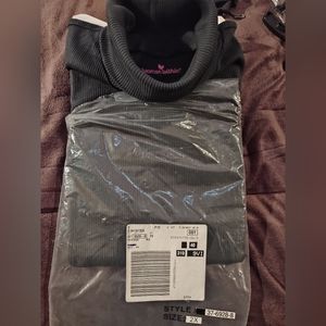 Brand new Woman Within black ribbed turtleneck